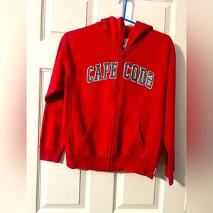 Cuffy's Cape Cod Red Knit Sweater Medium